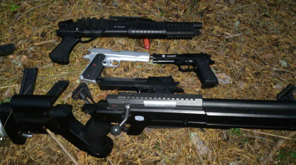 Polisen, soft air guns, Pådrag, Huddinge